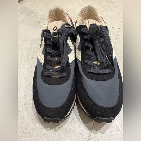 Victoria Astro stylish Nylon Women's Sneakers in Black, Green & Teal size 39 - Picture 6 of 8